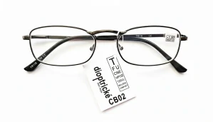 Čtecí dioptrické brýle QiiM TR118 unisex kovové černé FLEXI nožičky, +1,50 dioptrie